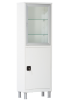 Шкаф металлический медицинский двухсекционный, одностворчатый ШМ-01-«МСК» верхняя секция – стекло, нижняя – металл (код МСК-645.12)