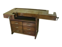 Верстак столярный Ученический (бук-сосна) с тумбой Престиж