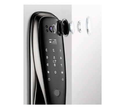 Умный биометрический электронный дверной замок с видео звонком SAFEBURG SMART PREMIUM