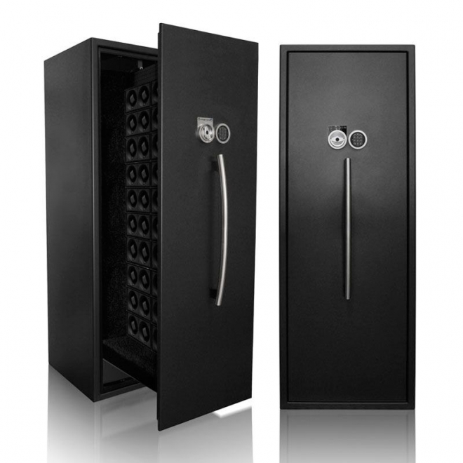 Взломозащищенный сейф Armando G Gladiator Guns Edition черная шагрень